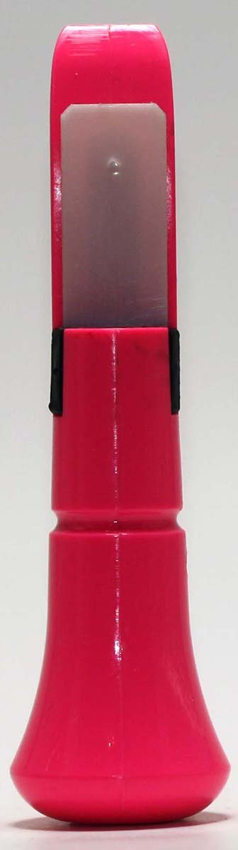 Kwack Wacker Smokin' Hen pink double reed duck call inserts deliver a realistic hen tone for effective calls.