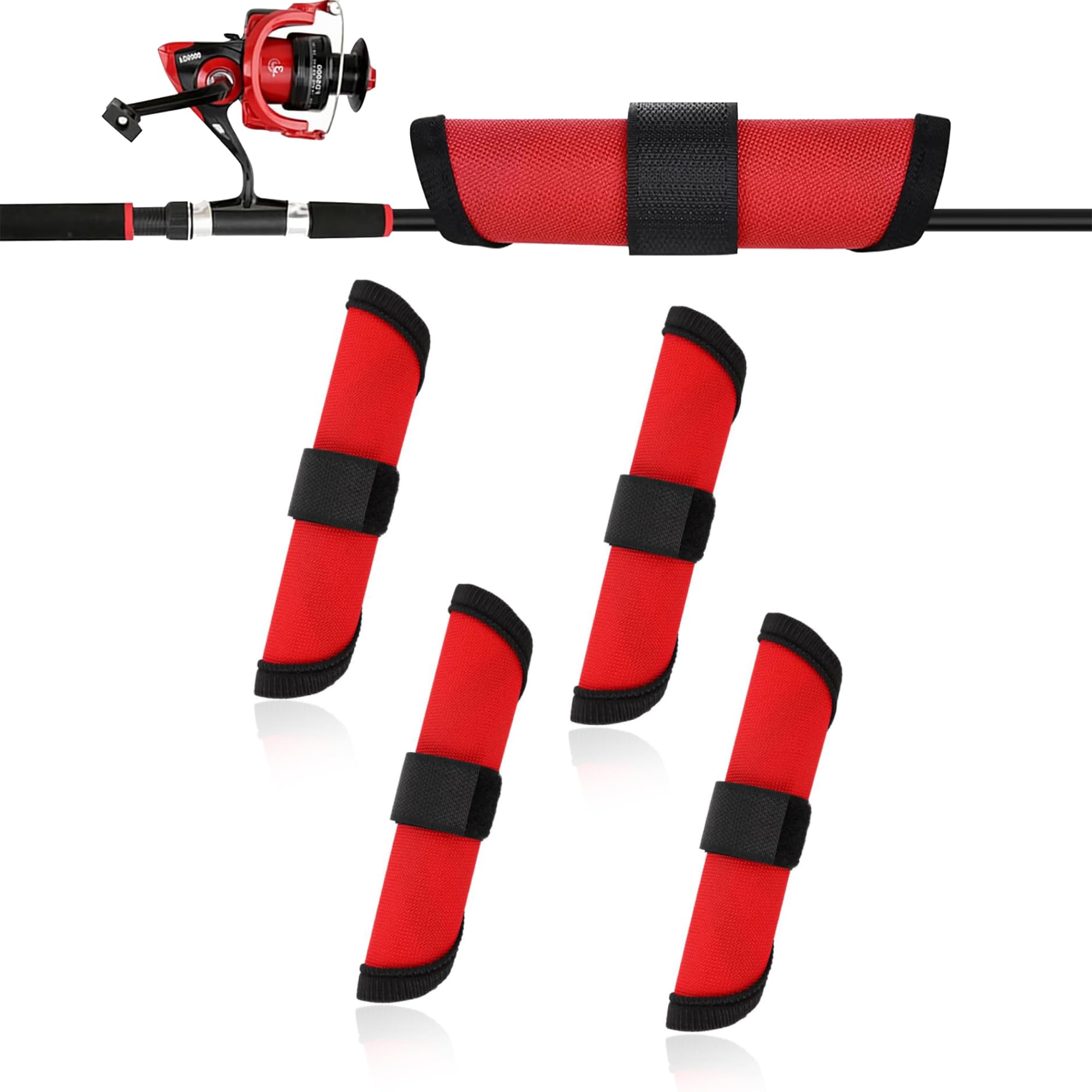 KWHSPKENG hook covers 4-pack in view, protecting lures during storage.