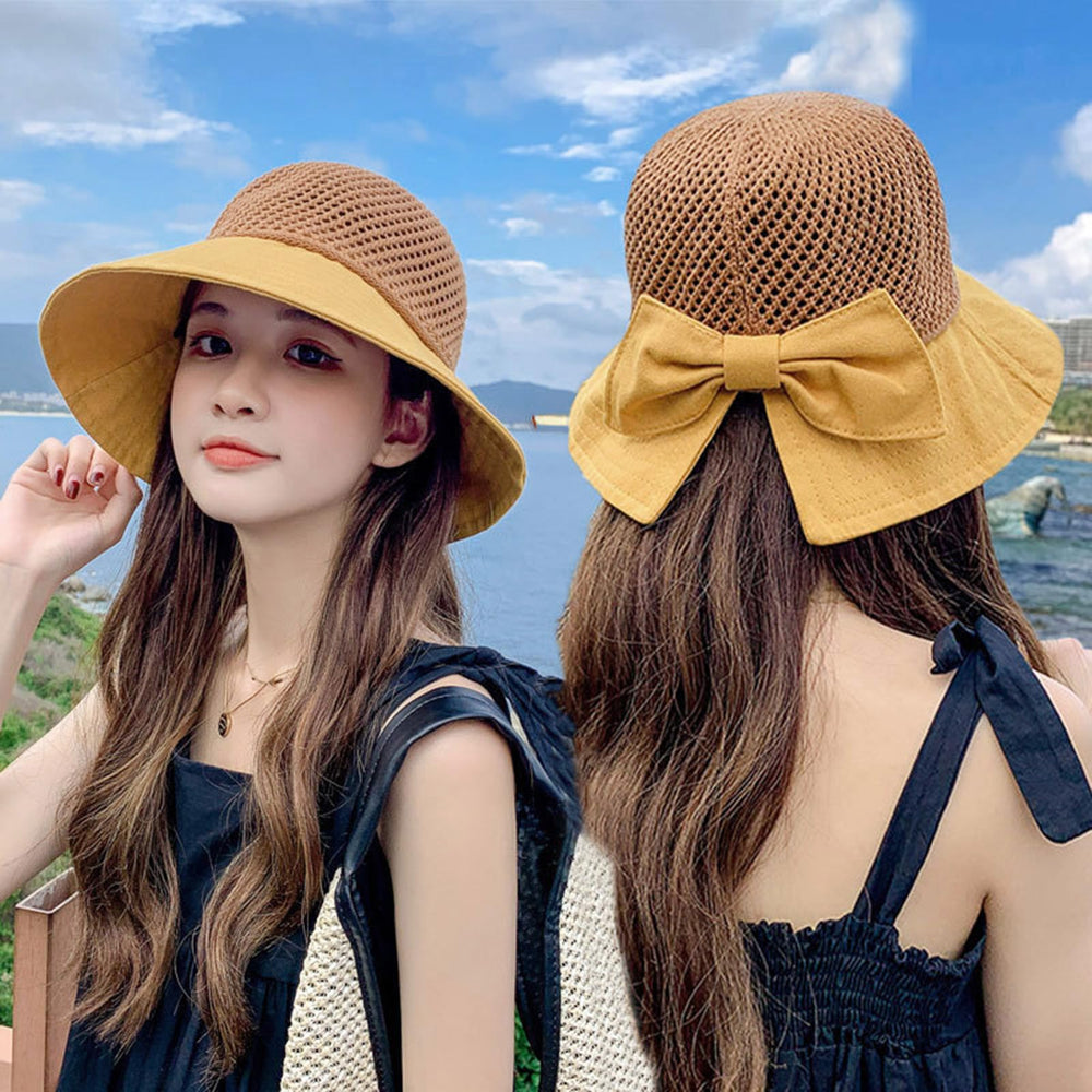 Summer beach outfit featuring the hat