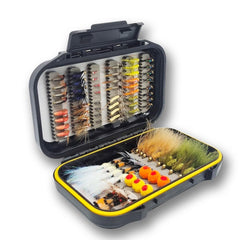 Kylebooker 75-piece fly fishing flies kit box with 75 flies