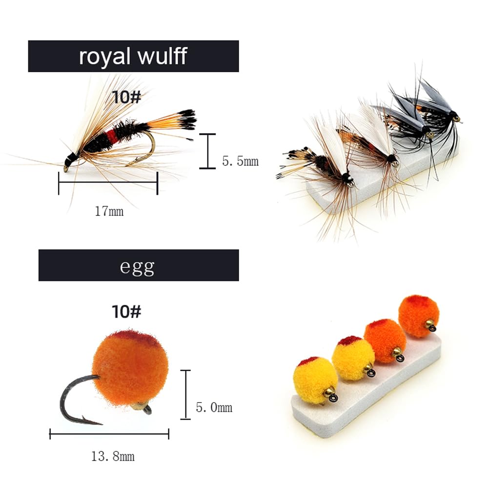Hare's ear and pheasant tail nymphs for trout and bass