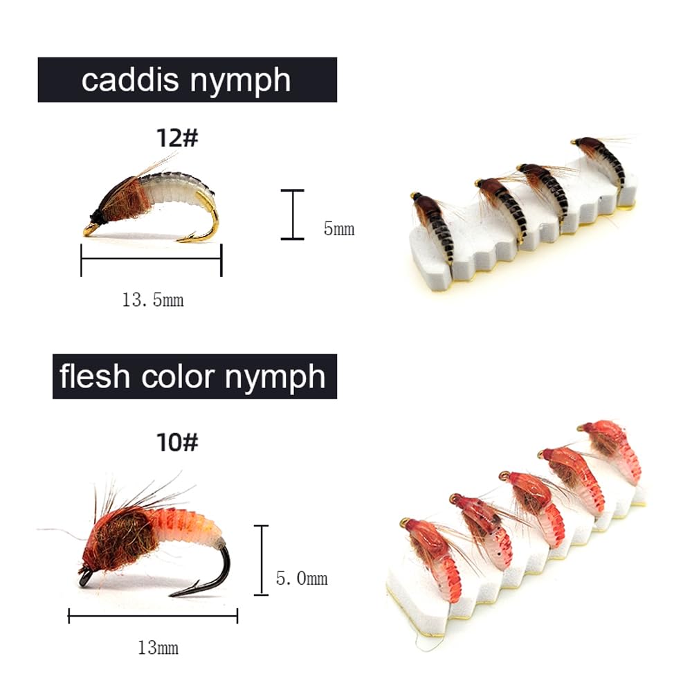 Compact fly box holding 75 flies