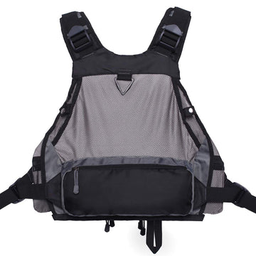 Kylebooker fly fishing vest rod holder loops enable quick tool access on the water.