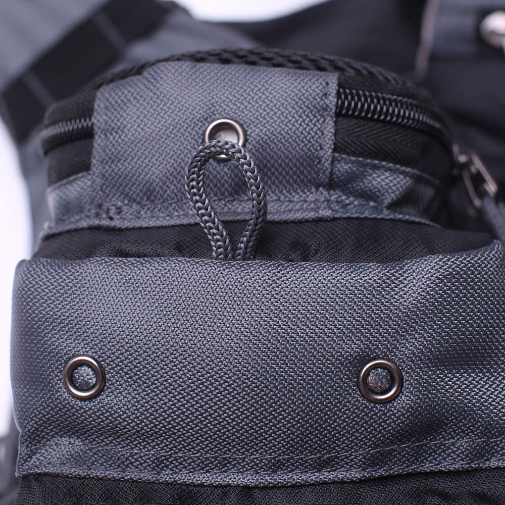 Kylebooker fly fishing vest shoulder adjustment demonstrating customizable fit.