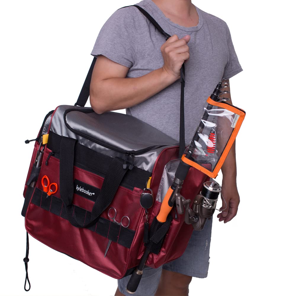 Open and close hook and loop closure on lure wrap