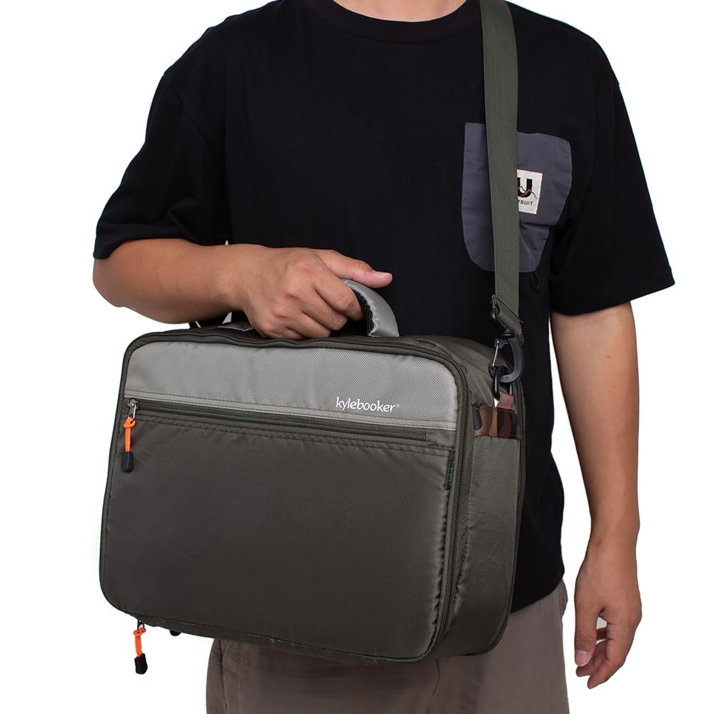 See-through mesh pocket designed for storing fishing map