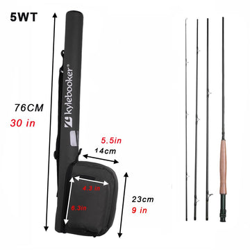 Kylebooker rod tube travel case keeps gear protected on trips