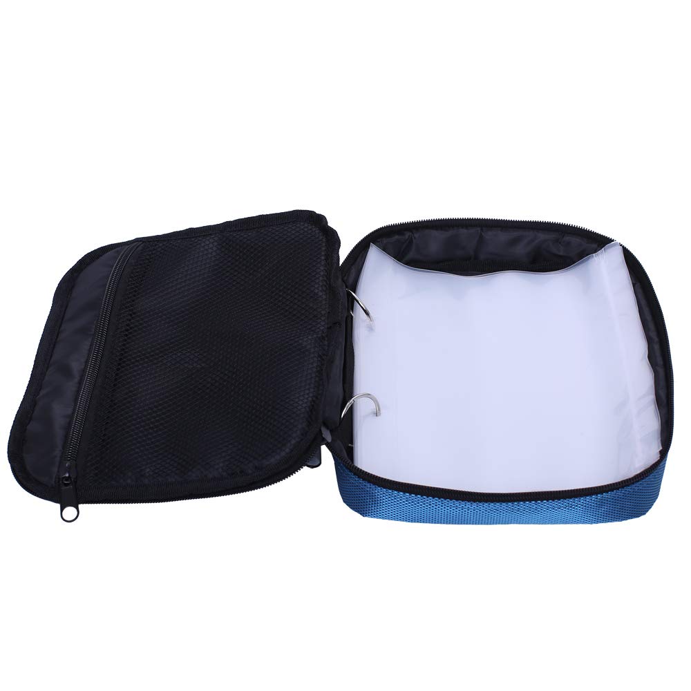 Binder with 10 removable clear PVC bags for lures