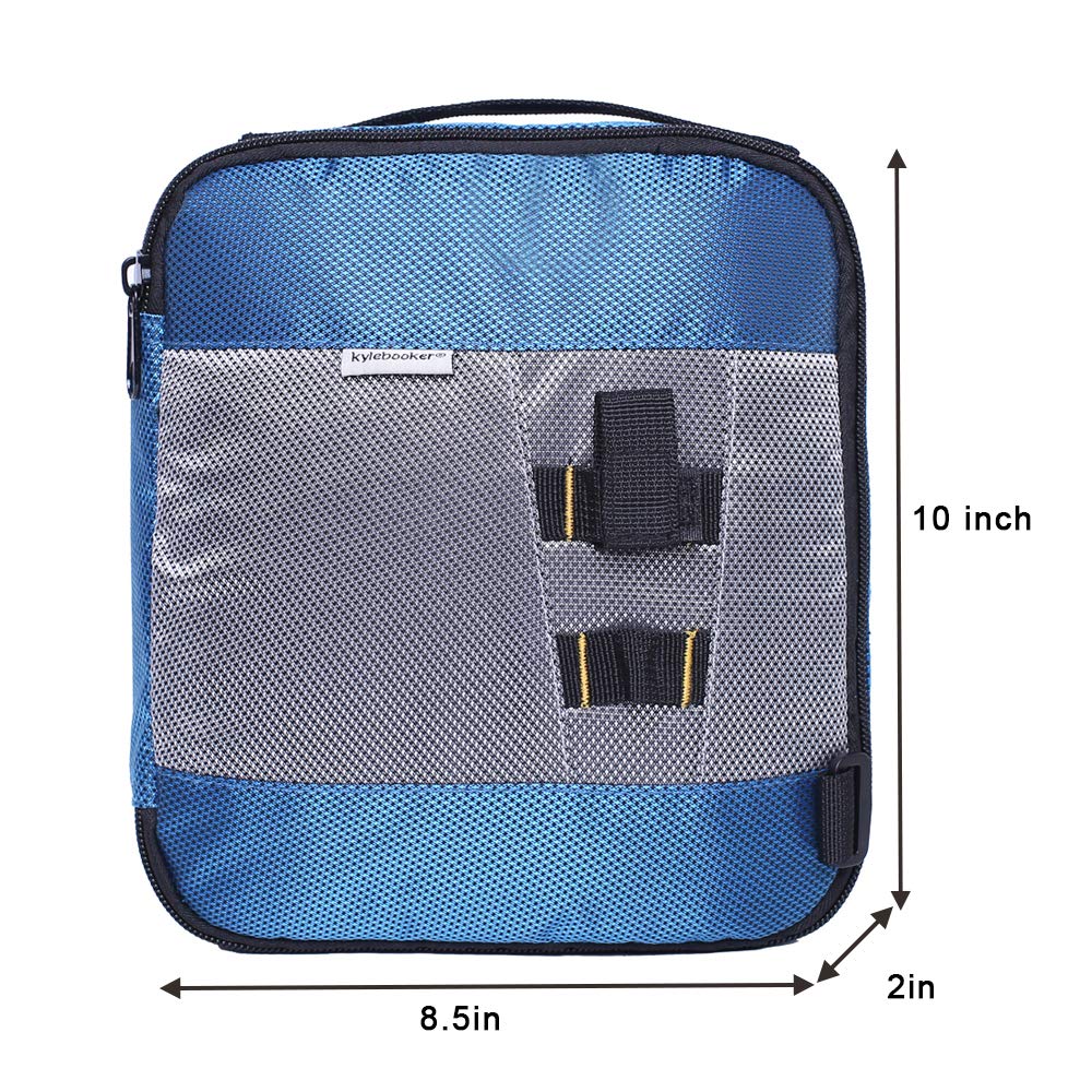 Lures neatly organized in Kylebooker binder for quick access