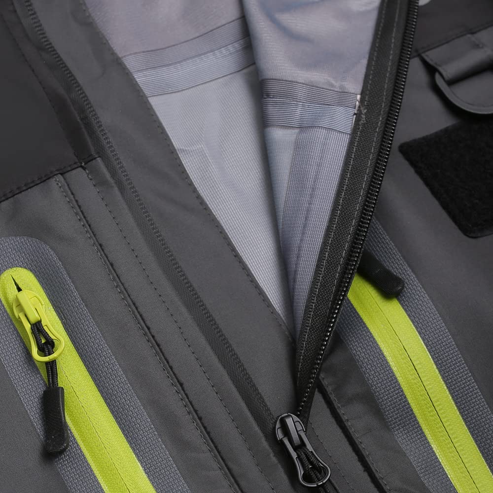 Kylebooker wading jacket hand-warmer pockets for warmth on cold days