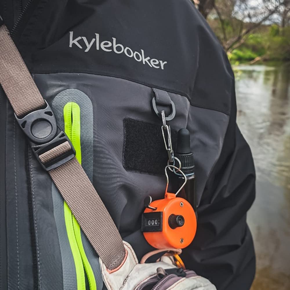 Kylebooker wading jacket sealed seams highlight durable rain protection