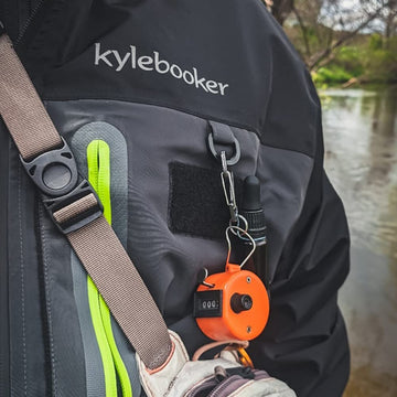 Kylebooker wading jacket sealed seams highlight durable rain protection