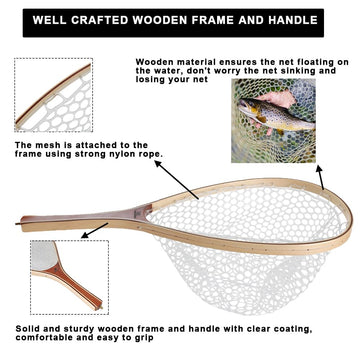 Kylebooker wooden handle detail highlights smooth grip.