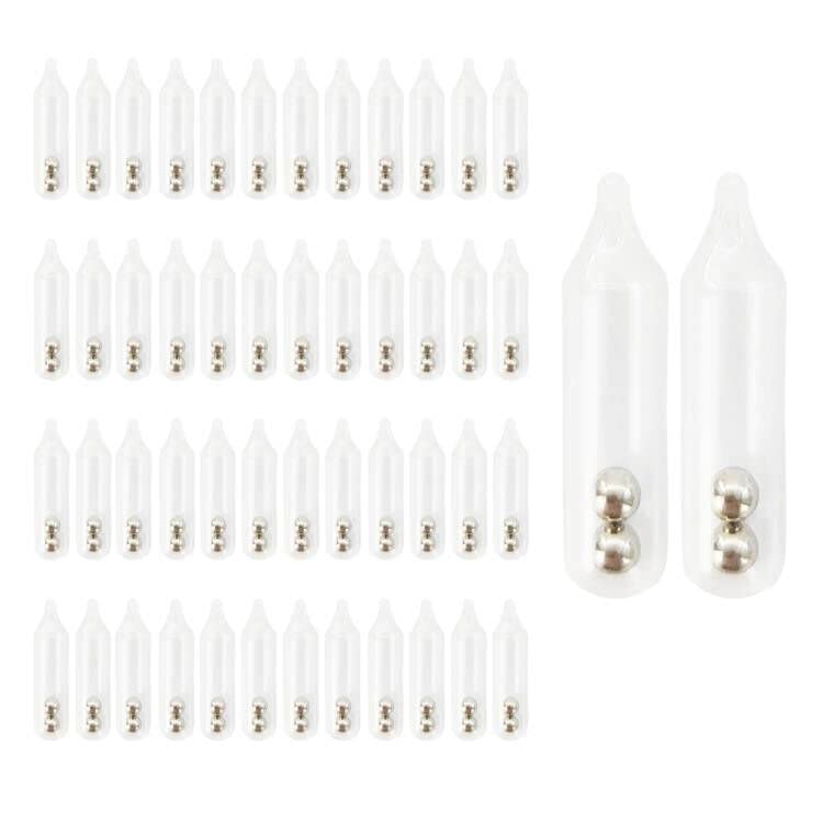 L Shark Shooter Glass Rattles – 3 Sizes (3mm x 16mm, 4mm x 16mm, 5mm x 25mm) 50pcs pack for fly tying