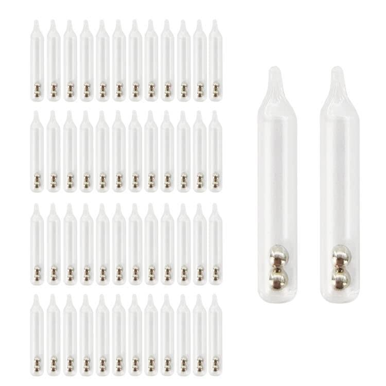 L Shark Shooter glass rattles in three sizes for soft plastic lures, 50pcs pack