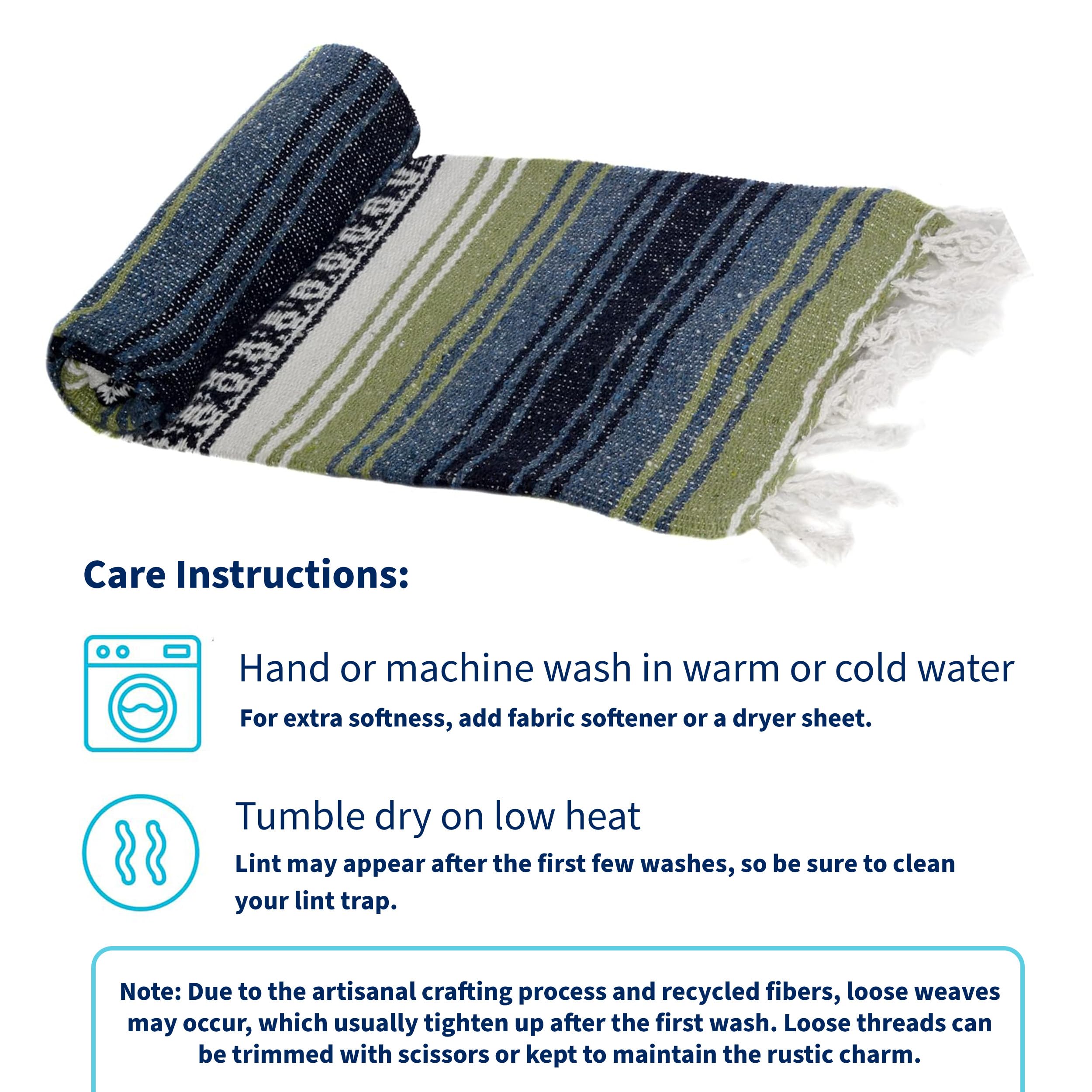 La Montana blanket used for camping or picnics, versatile and easy to carry.