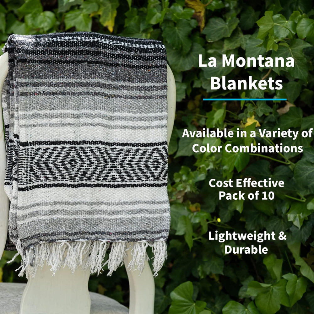 La Montana neutral home decor blanket adds cultural charm to living spaces.