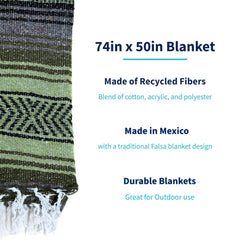 La Montana yoga blanket offers lightweight warmth and supportive cushion for studios.