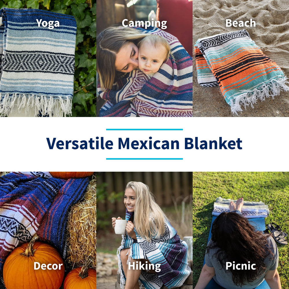 La Montana Outdoor blanket suitable for picnics and beach days.