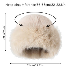 LABANCA fluffy beanie in grey for everyday wear.