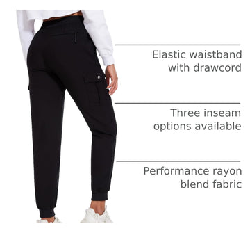 LadyJoy Petite Cargo Capri ankle cuffs offer flexible, push-up style.