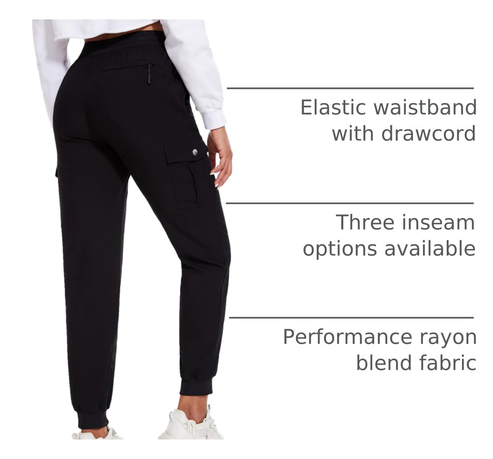 LadyJoy Petite Cargo Capri ankle cuffs offer flexible, push-up style.
