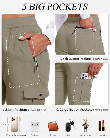 LadyJoy cargo pants big and tall 3XL for comfortable coverage and fit