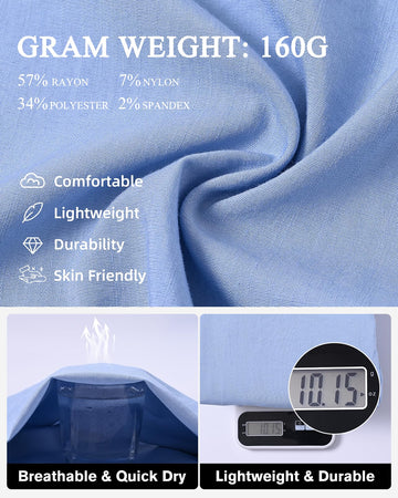 LadyJoy blue back pocket keeps valuables secure during activity.