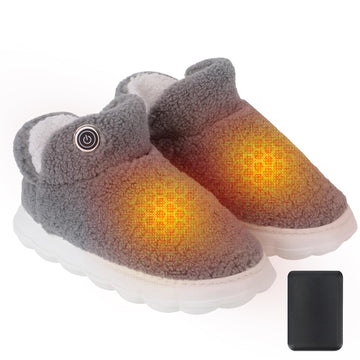 Laelr heated slippers with soft fabric deliver cozy indoor warmth.