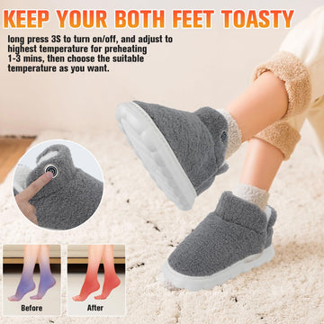 Laelr three heat levels provide customizable comfort.