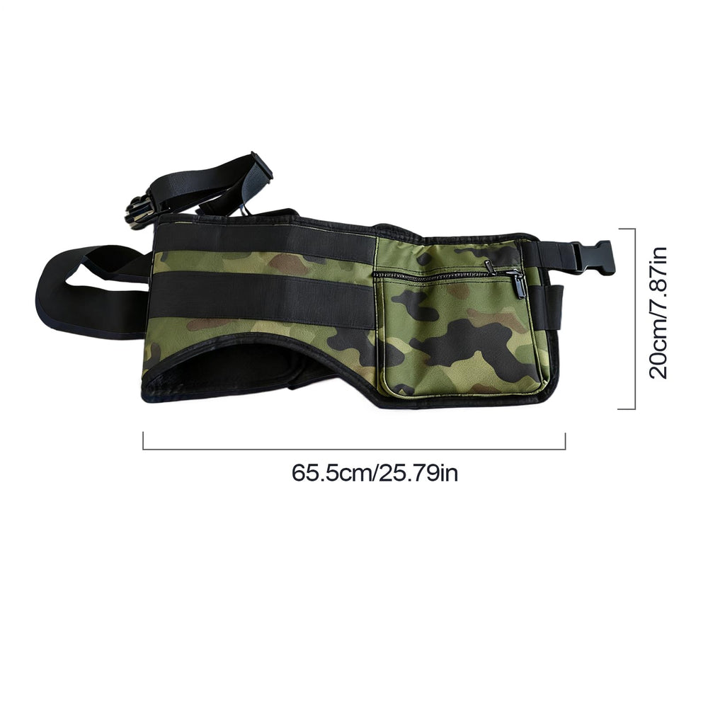 Seat size 65.5 x 20 cm enables versatile positioning.