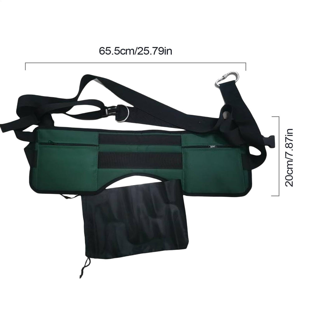 LAFANDE Crap Strap supports camping and hiking with easy nature breaks.