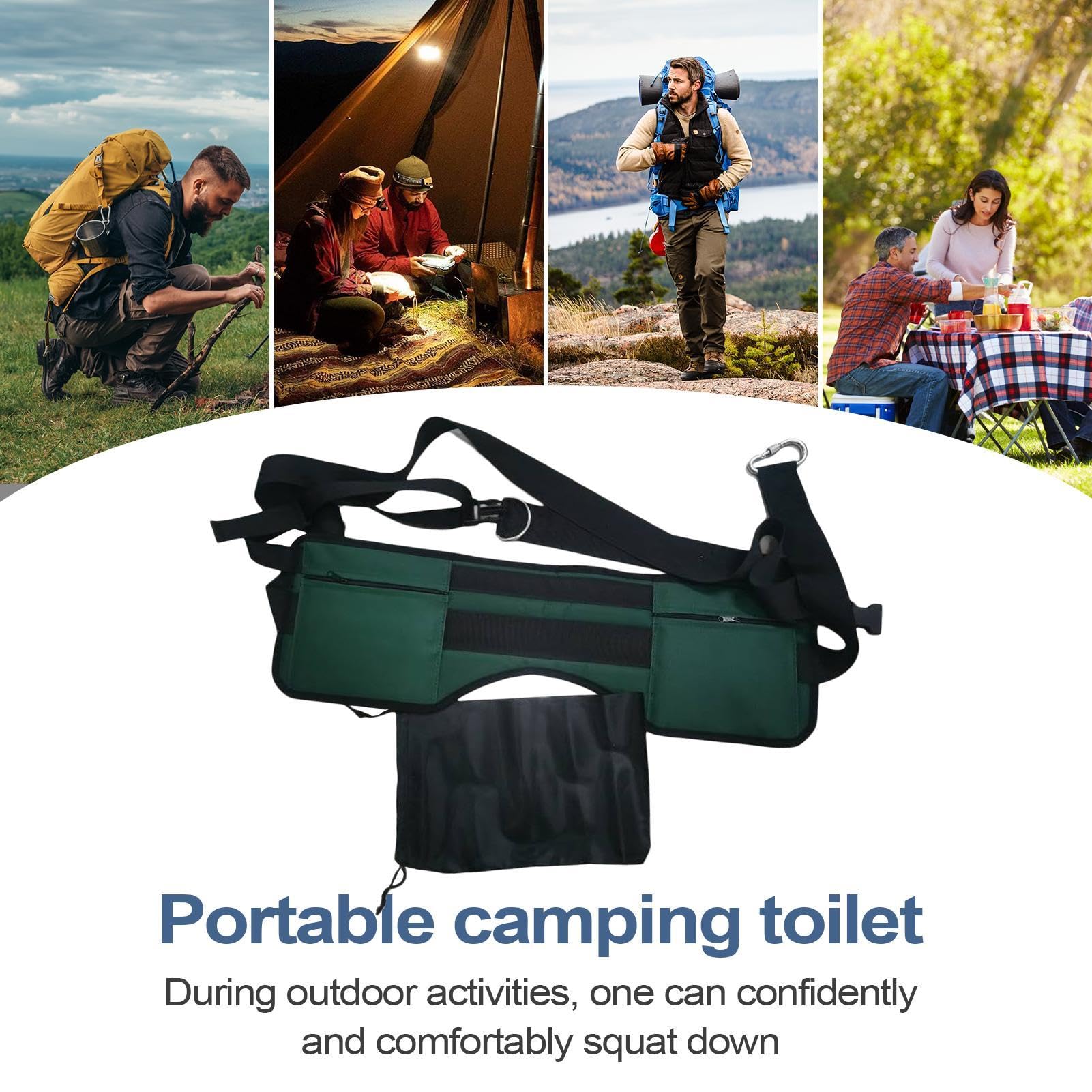 LAFANDE Crap Strap in portable form ideal for backpacking and quick setup.