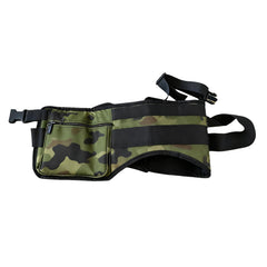LAFANDE Crap Strap in the woods provides outdoor bathroom comfort.
