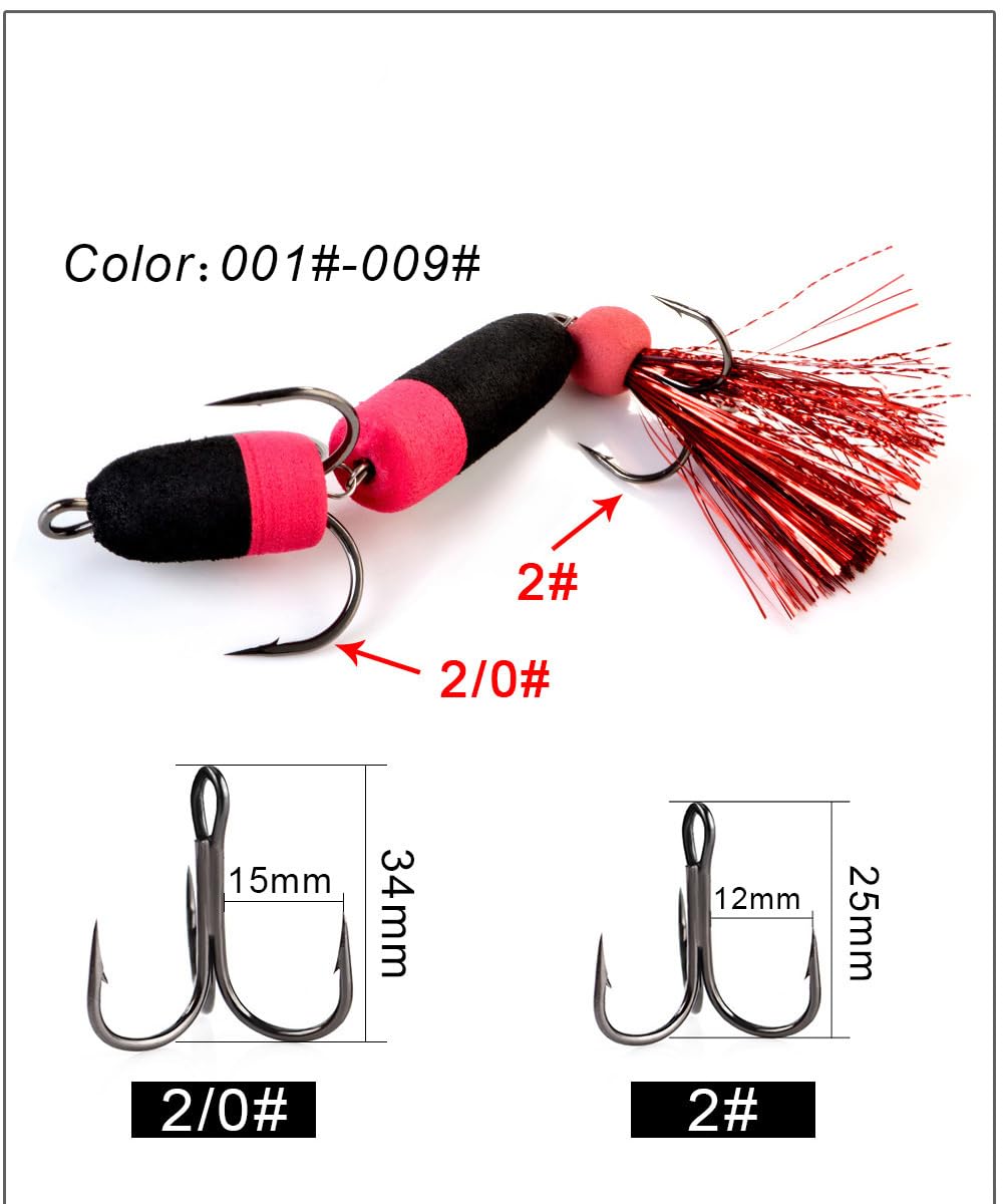 Closeup of Lagnlnaoy Mandula swimbait treble hooks for secure hookups