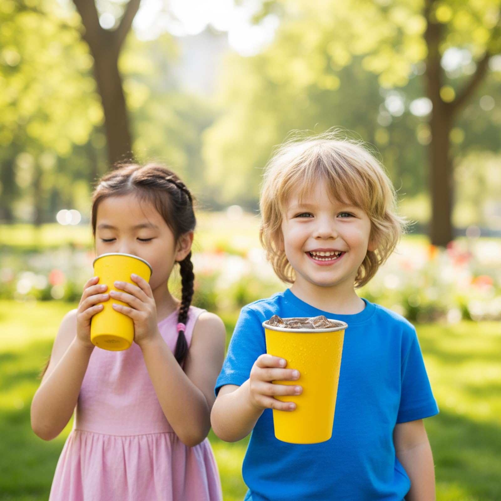 LAIJIANG stainless steel cups are scratch-resistant and durable for daily use.
