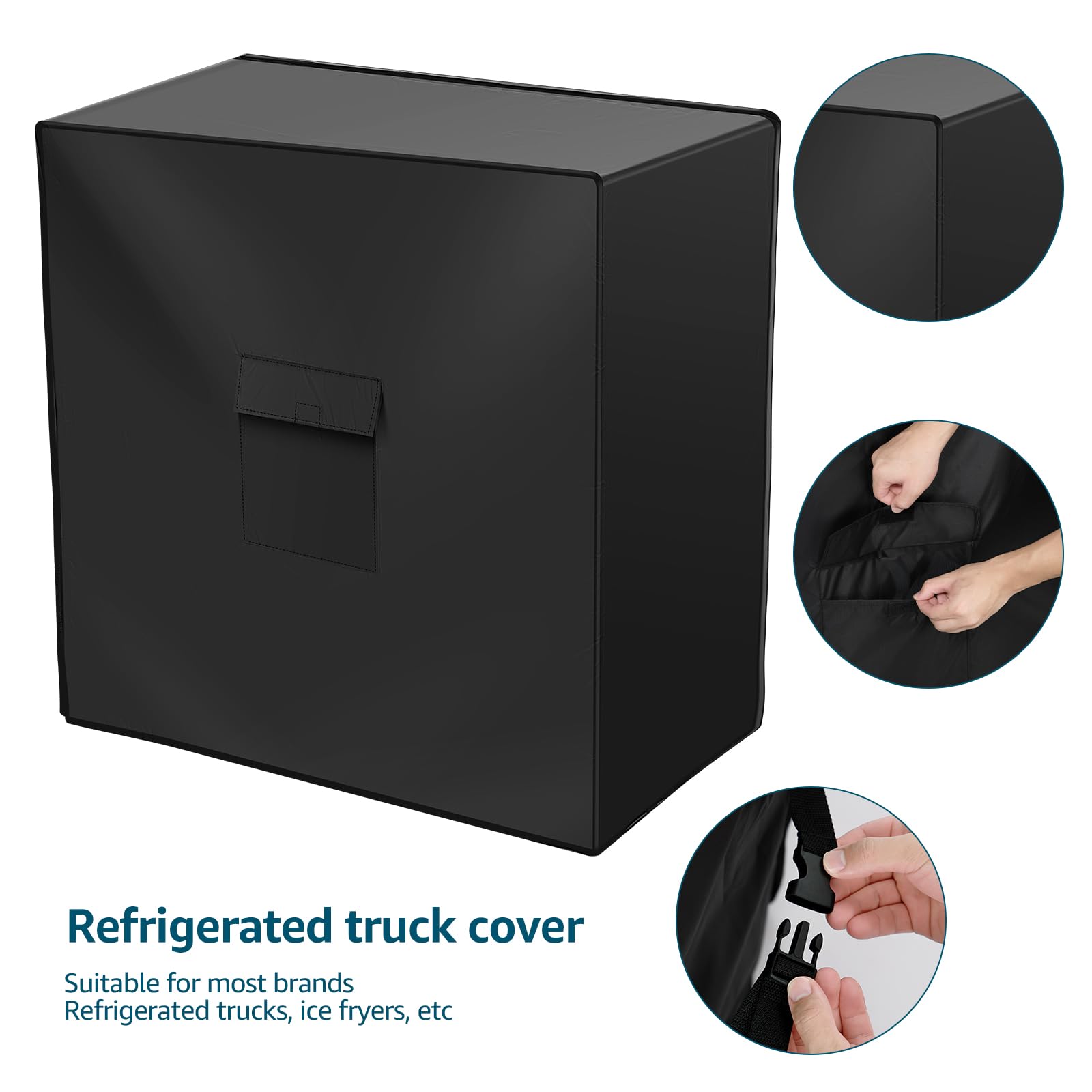 LAINIUTE fits most carts at 95x50x92 cm (37.4x19.7x36.2 in).