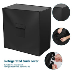 LAINIUTE fits most carts at 95x50x92 cm (37.4x19.7x36.2 in).