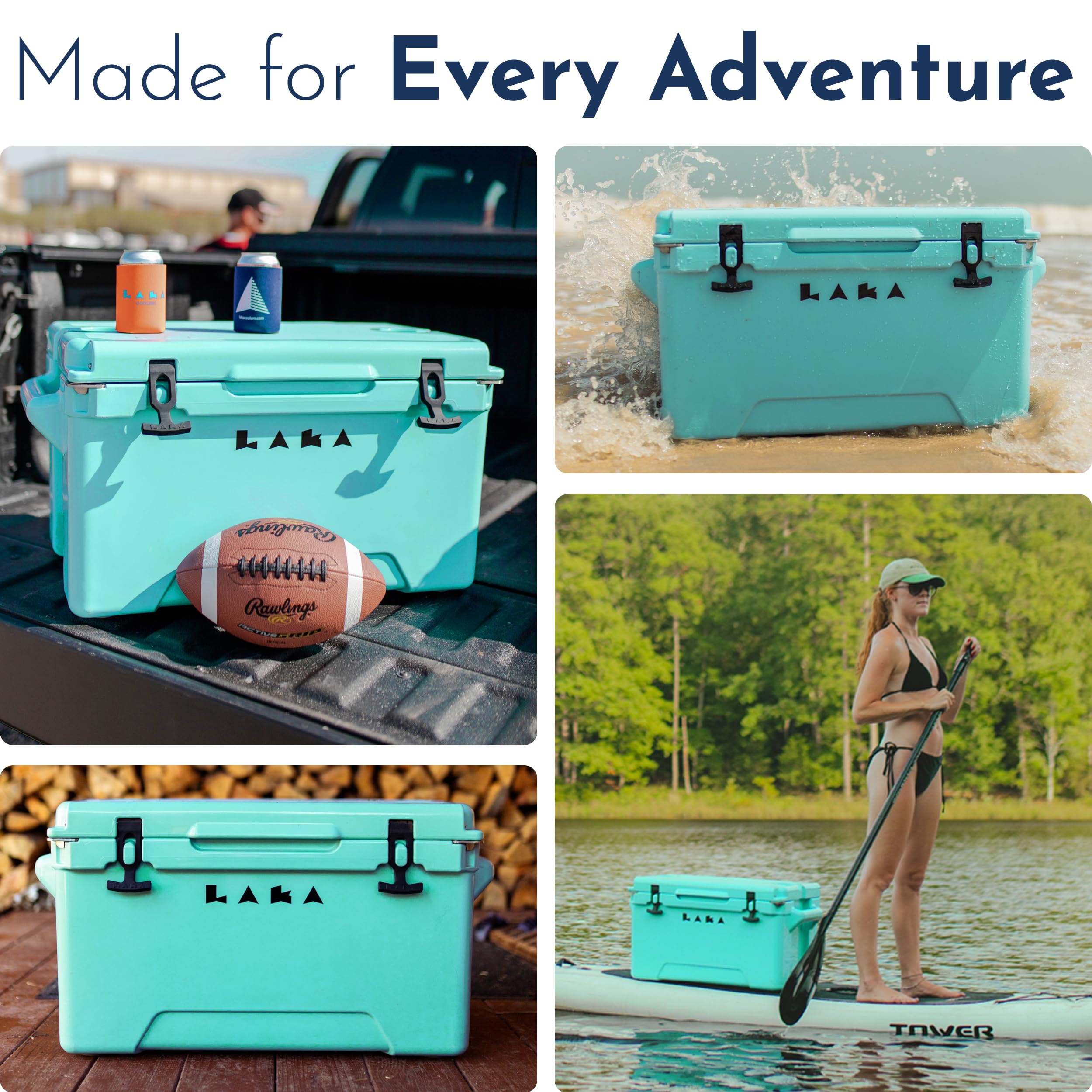 LAKA Laka Cooler cup holders for convenient beverages during outings