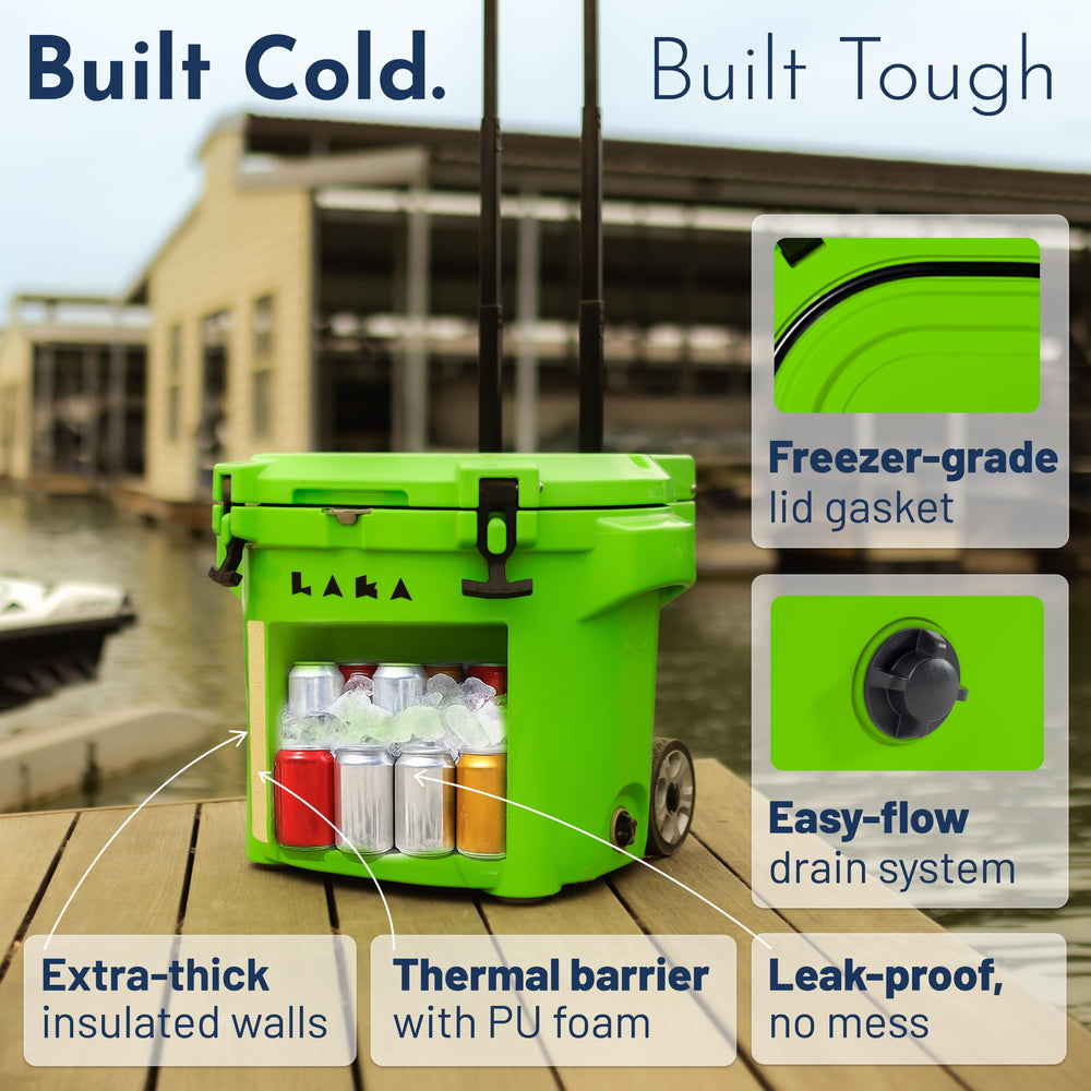 LAKA cooler with bottle opener at the side for quick refreshments