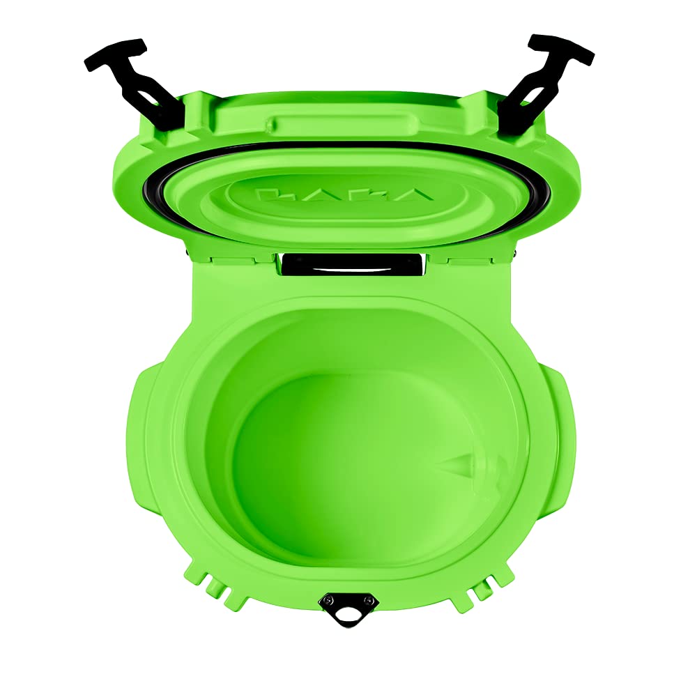 LAKA cooler with wheels telescoping handle shows smooth transport