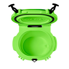 LAKA cooler with wheels telescoping handle shows smooth transport