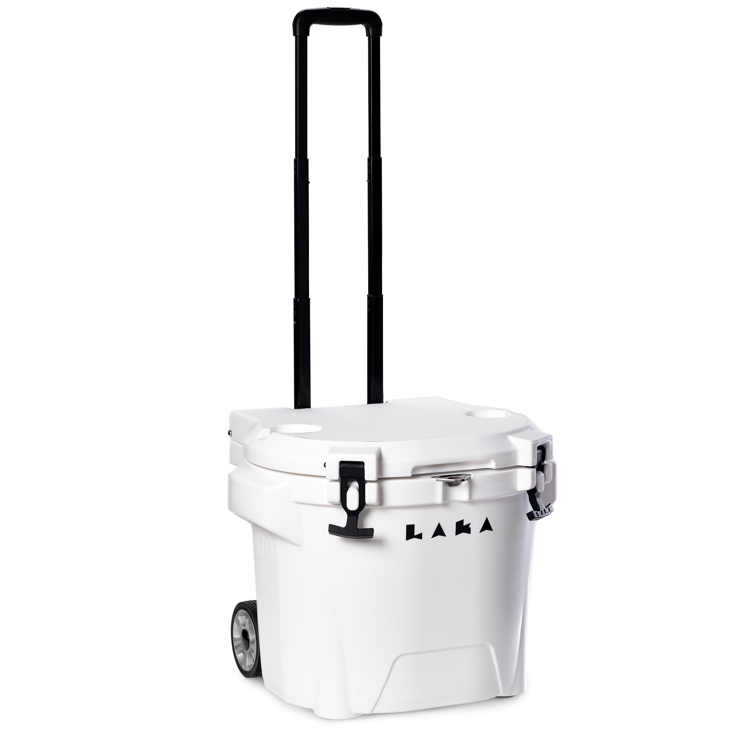 Laka cooler with wheels 30qt exterior for easy beach transport