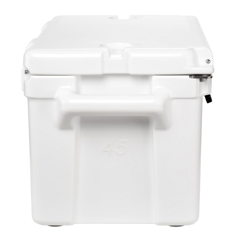 Laka 45 Qt cooler white interior space for food and beverages