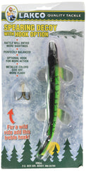 Lakco PNDFIRE 7-inch FireTiger Decoy for pike, lifelike swim and high visibility colors.