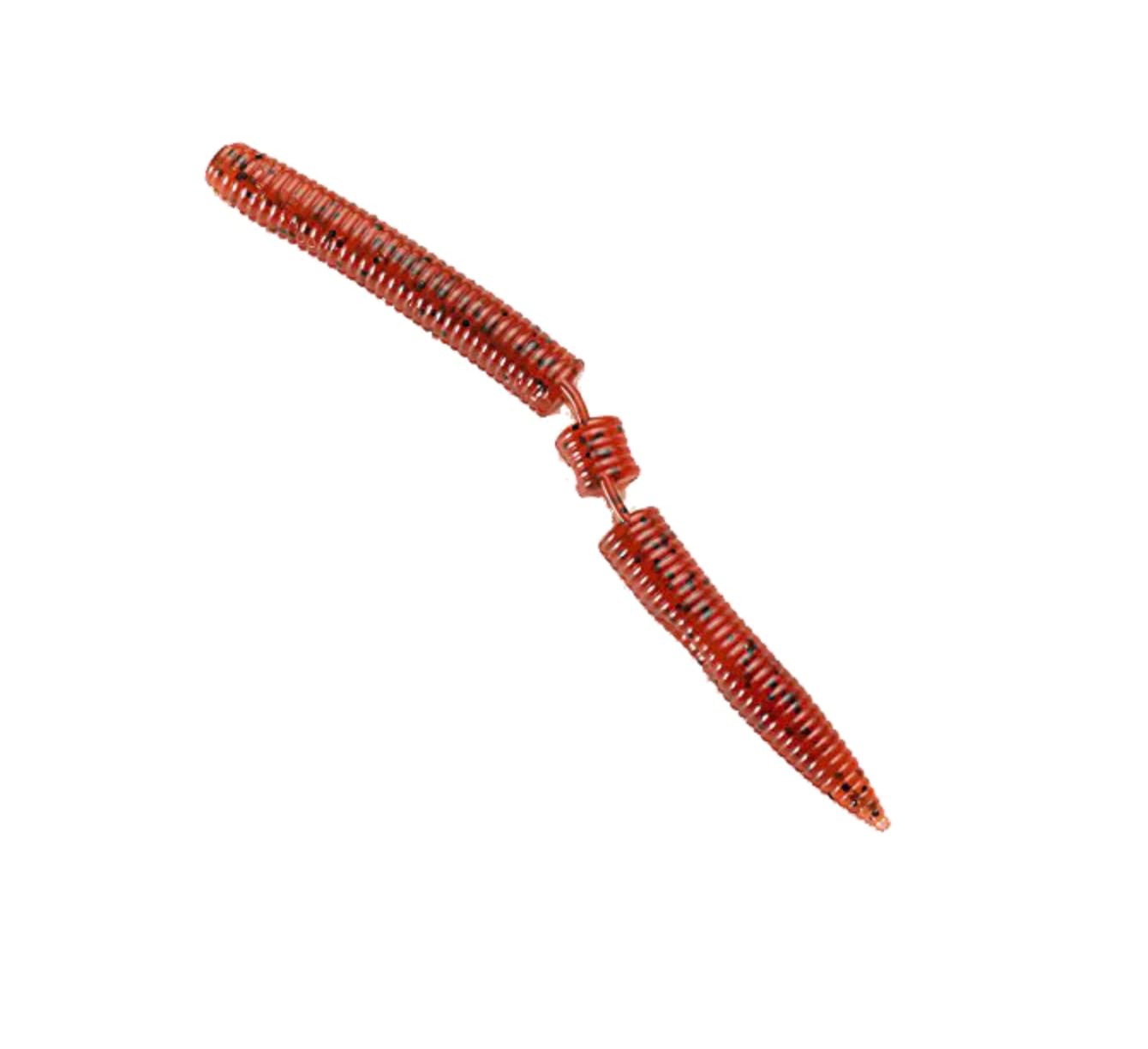 Lake Fork Hyper Stick 5in tomato bait ready for Texas rig with scent and salt.