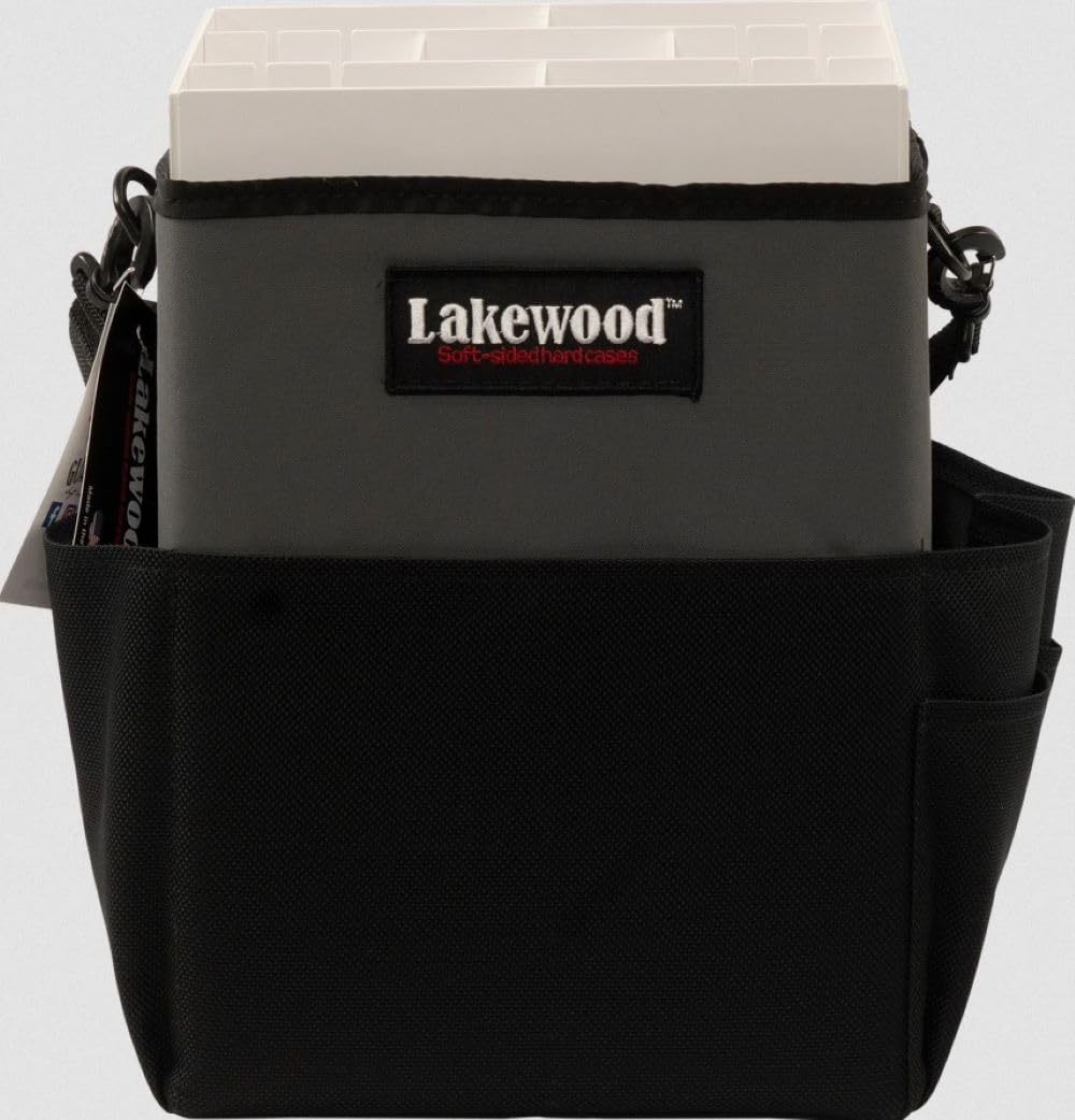 Lakewood Pedestal Pal SR outside pockets for fast lure access on the boat.