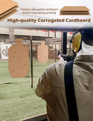LAKINGO triple-ply durability resists wear during indoor and outdoor shooting.