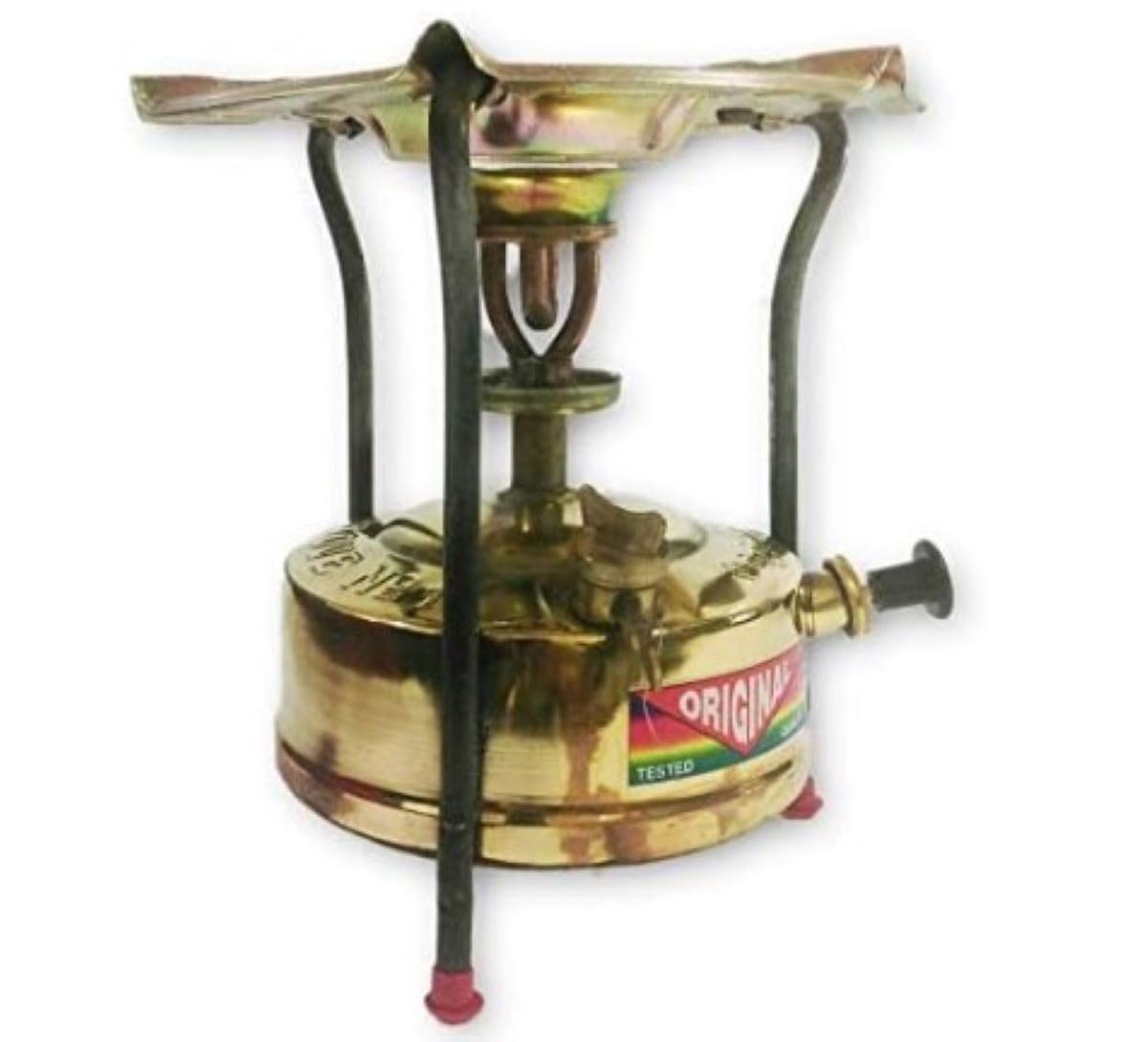 Lalit Kishori 1.5L brass tank highlighting durable construction for long cooking sessions.
