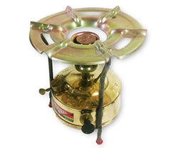 Lalit Kishori vintage stove on outdoor setup for authentic cooking.